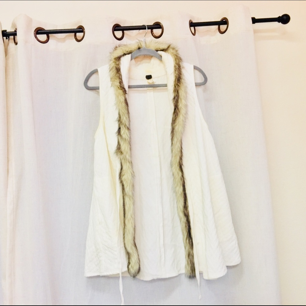 Summer/fall faux fur collared jacket